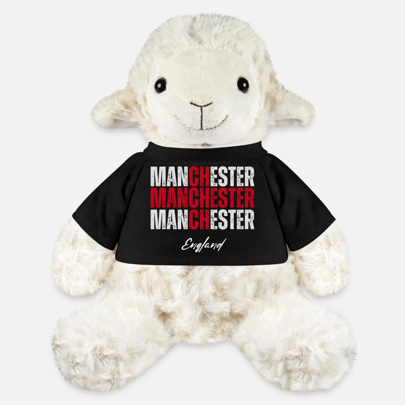 Manchester, England, britischer Stolz - MiniFeet® Schaf Annika - Schwarz