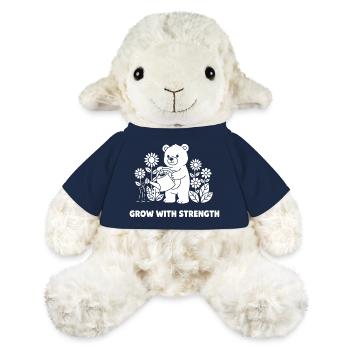 Bear watering flowers – strength growing - MiniFeet® Sheep Annika - french navy - Front