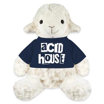 Acid House Grunge Typographic Tee - MiniFeet® Sheep Annika - french navy - Front