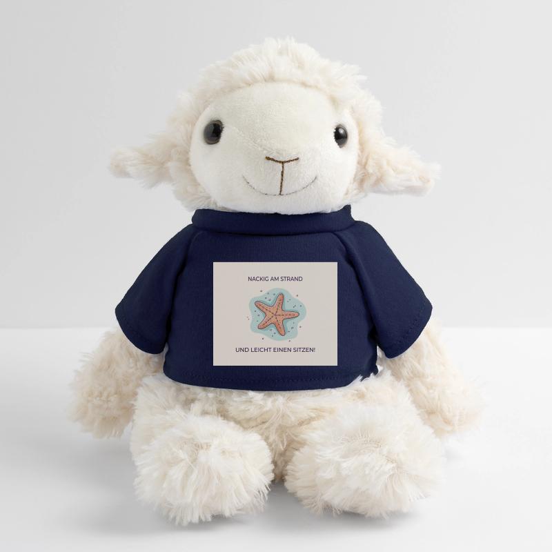 Nus sur la plage – Drôle d’expression étoile de mer Mouton en peluche Annika MiniFeet®