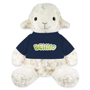 Cadeau pour Benno - Mouton en peluche Annika MiniFeet® - bleu marine - Devant