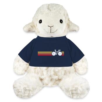 Vélo rétro sur des bandes Sunset - Mouton en peluche Annika MiniFeet® - bleu marine - Devant
