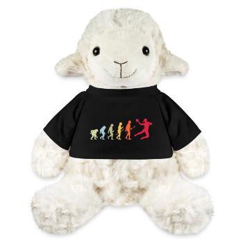Évolution du handball - Mouton en peluche Annika MiniFeet® - noir - Devant