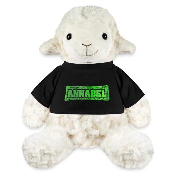 Annabel as a first name - MiniFeet® Sheep Annika - black - Front