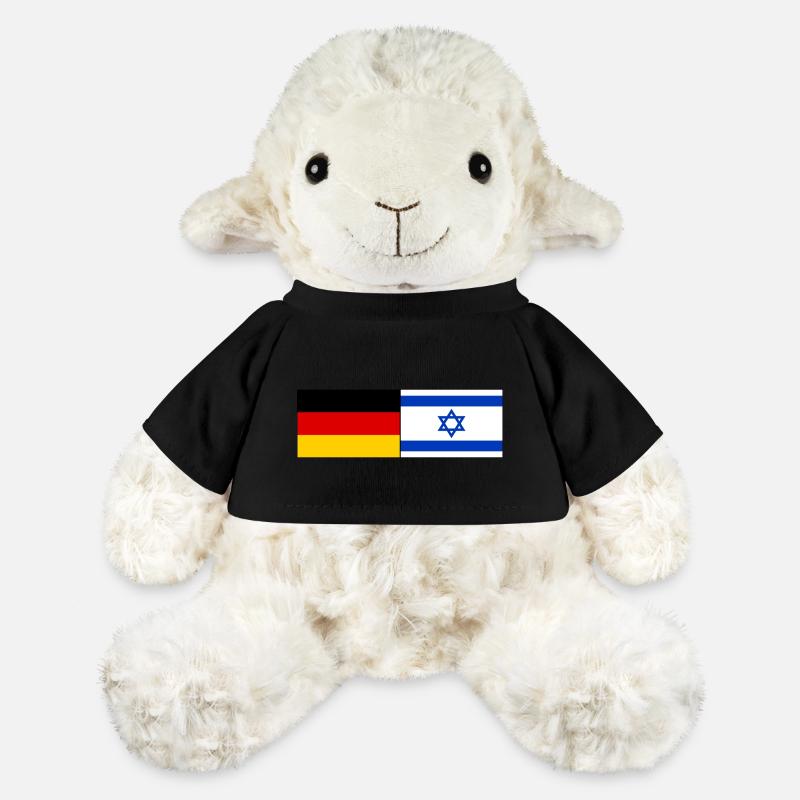 Germany Israel Flag - MiniFeet® Sheep Annika - black