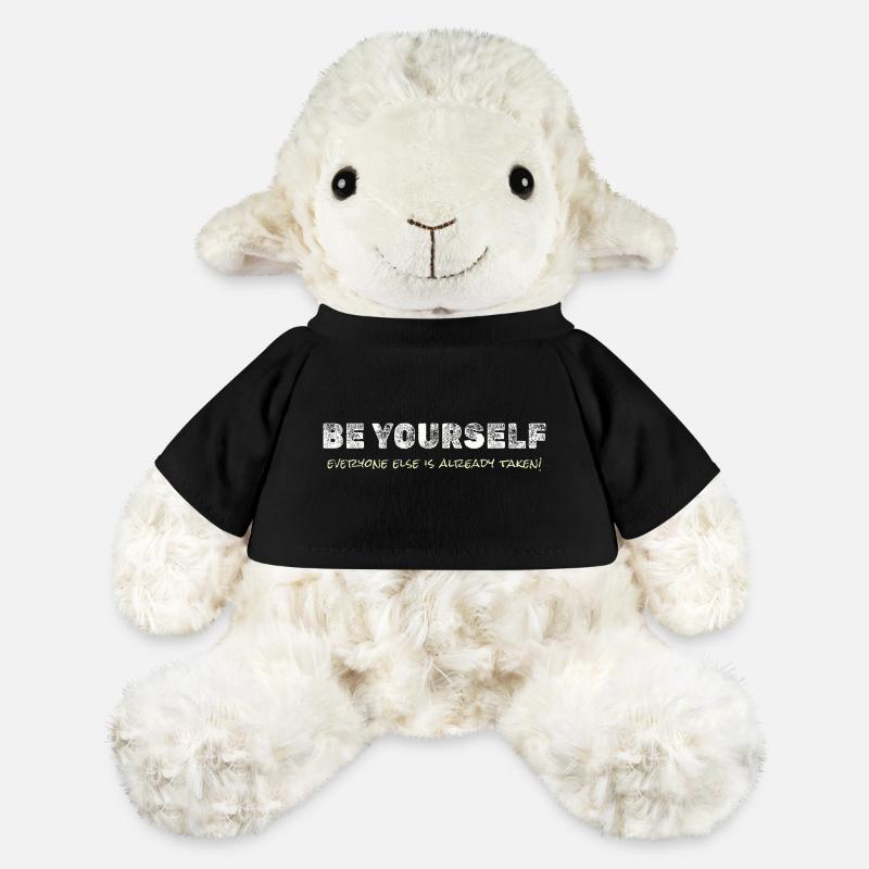 Be Yourself – Motivational Tee - MiniFeet® Sheep Annika - black