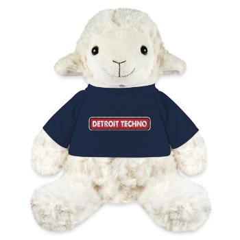 Detroit Techno Retro Logo - MiniFeet® Schaf Annika - French Navy - Vorne
