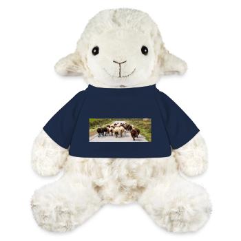 Chèvre de montagne dans le parc national Parc de l’île de Kos - Mouton en peluche Annika MiniFeet® - bleu marine - Devant