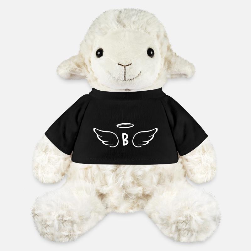 Letra b alas de ángel - Oveja Annika de MiniFeet® - negro