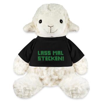 Bügelperlen Motiv "Lass mal stecken" - MiniFeet® Schaf Annika - Schwarz - Vorne