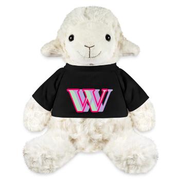 Mehrfarbiger Buchstabe w - MiniFeet® Schaf Annika - Schwarz - Vorne