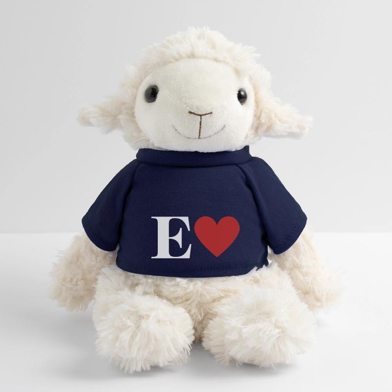Letter e red heart MiniFeet® Sheep Annika