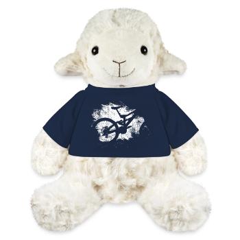 Grunge Bicycle Splash Silhouette - MiniFeet® Sheep Annika - french navy - Front