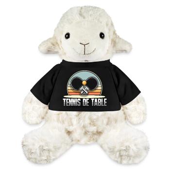 tennis de table - Mouton en peluche Annika MiniFeet® - noir - Devant