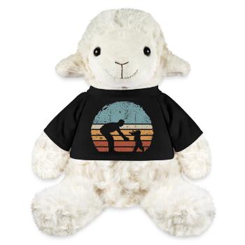 Sonnenuntergang Eltern- und Kind-Silhouette - MiniFeet® Schaf Annika - Schwarz - Vorne