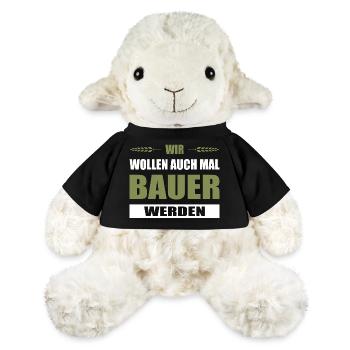 Wir Wollen Auch Mal Bauer Werden Trettrecker Demo - MiniFeet® Schaf Annika - Schwarz - Vorne