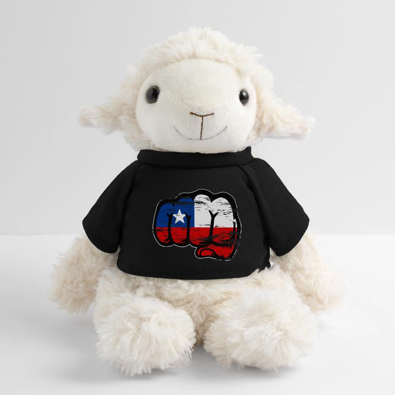 Poing du drapeau chilien utilisé Mouton en peluche Annika MiniFeet®