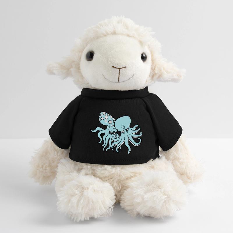 2 Méchant Poulpe Pieuvre Calmar Céphalopode Équipe Mouton en peluche Annika MiniFeet®