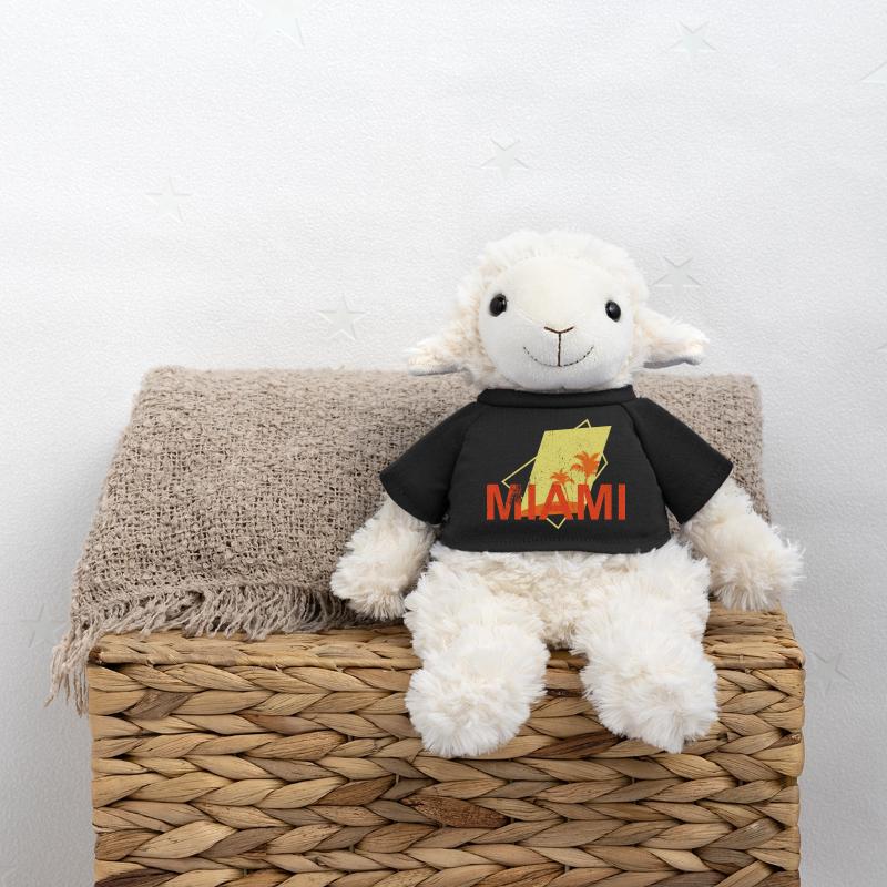 Miami Palm Trees Neon MiniFeet® Sheep Annika