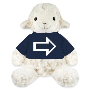 Arrow right left Icon - MiniFeet® Sheep Annika - french navy - Front