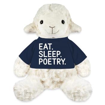 Eat Sleep Poesie Tee - MiniFeet® Schaf Annika - French Navy - Vorne