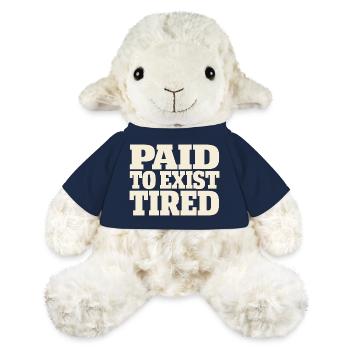 Millénial épuisé, adulte fatigué, - Mouton en peluche Annika MiniFeet® - bleu marine - Devant