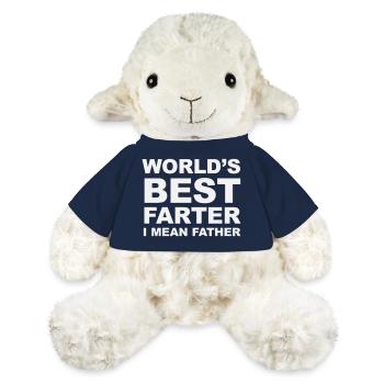 Le meilleur péteur du monde, je veux dire Père - Mouton en peluche Annika MiniFeet® - bleu marine - Devant