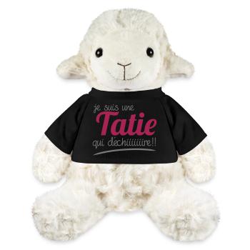 tatie qui déchire - Mouton en peluche Annika MiniFeet® - noir - Devant