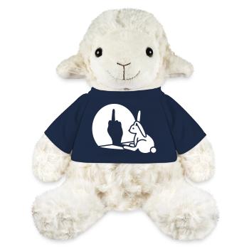 Kaninchen Schatten Hand FUCK OFF Mittelfinger - MiniFeet® Schaf Annika - French Navy - Vorne
