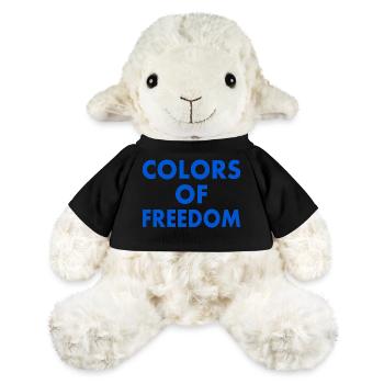 Colors of freedom - Mouton en peluche Annika MiniFeet® - noir - Devant