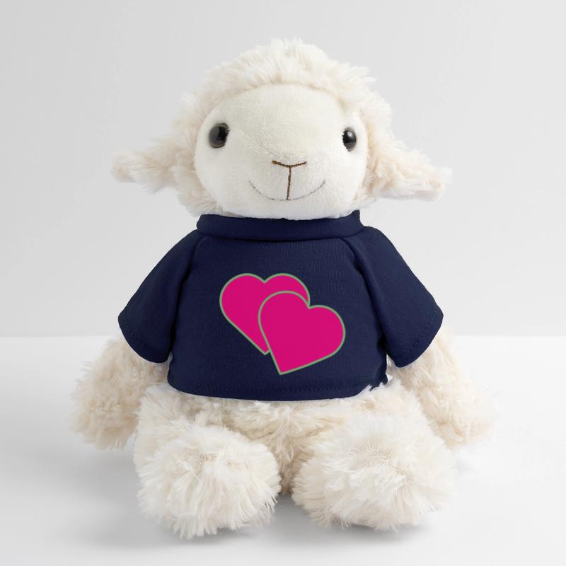 Deux cœurs Mouton en peluche Annika MiniFeet®