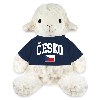 Tschechien Flagge - MiniFeet® Schaf Annika - French Navy - Vorne