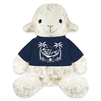Paradis du Hamac Squelette - Mouton en peluche Annika MiniFeet® - bleu marine - Devant
