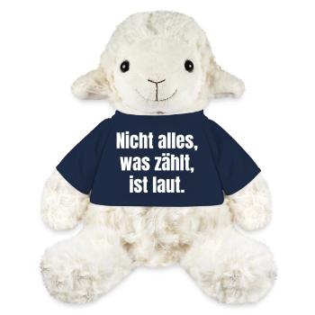 Tout ce qui est bruyant ne compte pas - Mouton en peluche Annika MiniFeet® - bleu marine - Devant