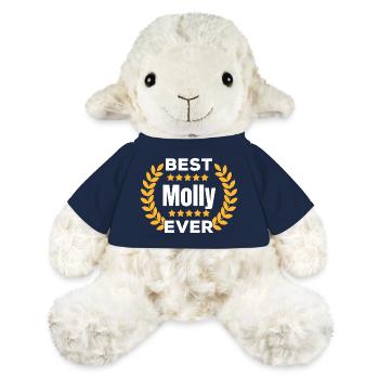 Beste Molly aller Zeiten Legende Name Geschenk - MiniFeet® Schaf Annika - French Navy - Vorne