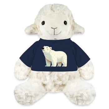 Ours polaire - Mouton en peluche Annika MiniFeet® - bleu marine - Devant