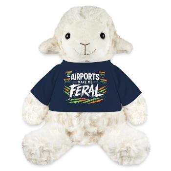 Reiseangst-humor, Flughafen-chaos, Fliegen Ist - MiniFeet® Schaf Annika - French Navy - Vorne