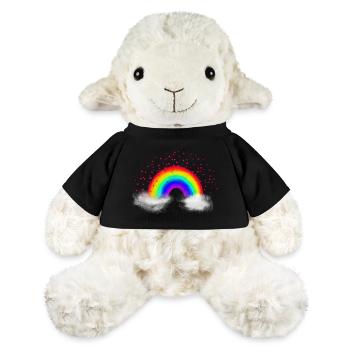 Nuages arc-en-ciel - Mouton en peluche Annika MiniFeet® - noir - Devant
