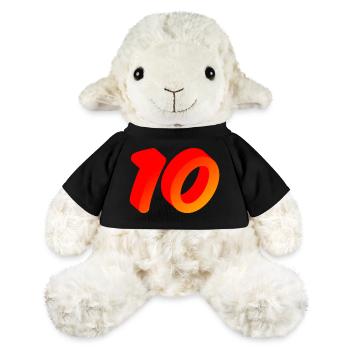 geburtstags shirts, 10 leuchtende farben - MiniFeet® Schaf Annika - Schwarz - Vorne