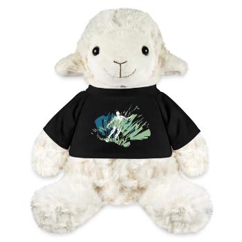Fußball Cooles Design für echte Fußballspieler - MiniFeet® Schaf Annika - Schwarz - Vorne