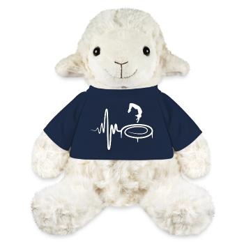 Trampoline Enfant - Mouton en peluche Annika MiniFeet® - bleu marine - Devant