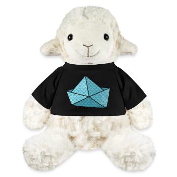Paper boat fish shed holiday ready ship boat - MiniFeet® Sheep Annika - black - Front