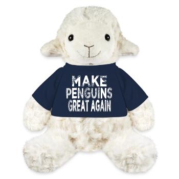 Penguin Happy Clumpsy King Penguin Comic Dab Move - Mouton en peluche Annika MiniFeet® - bleu marine - Devant