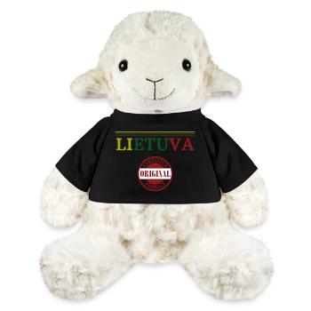 I love Lithuania, Lithuanian pride - MiniFeet® Sheep Annika - black - Front