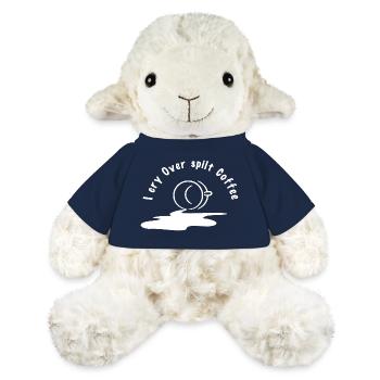 Kosmischer Mond Kaffee Design - MiniFeet® Schaf Annika - French Navy - Vorne