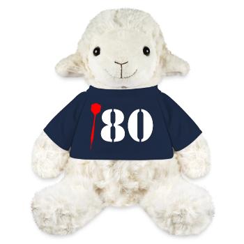 Dart 180 disant « Cent quatre-vingts ! » Triple 20 - Mouton en peluche Annika MiniFeet® - bleu marine - Devant