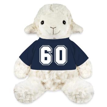 Graffiti urbain Streetwear Design 60 - Mouton en peluche Annika MiniFeet® - bleu marine - Devant