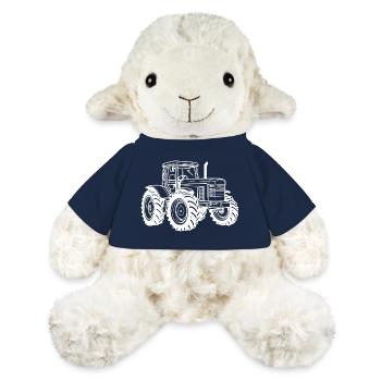 Fermier Icône du Tracteur - Mouton en peluche Annika MiniFeet® - bleu marine - Devant