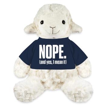 Nope I Mean It PDA Neurodivergent Pride - MiniFeet® Sheep Annika - french navy - Front
