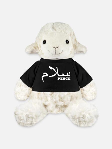 Frieden auf arabisch - MiniFeet® Schaf Annika - Schwarz